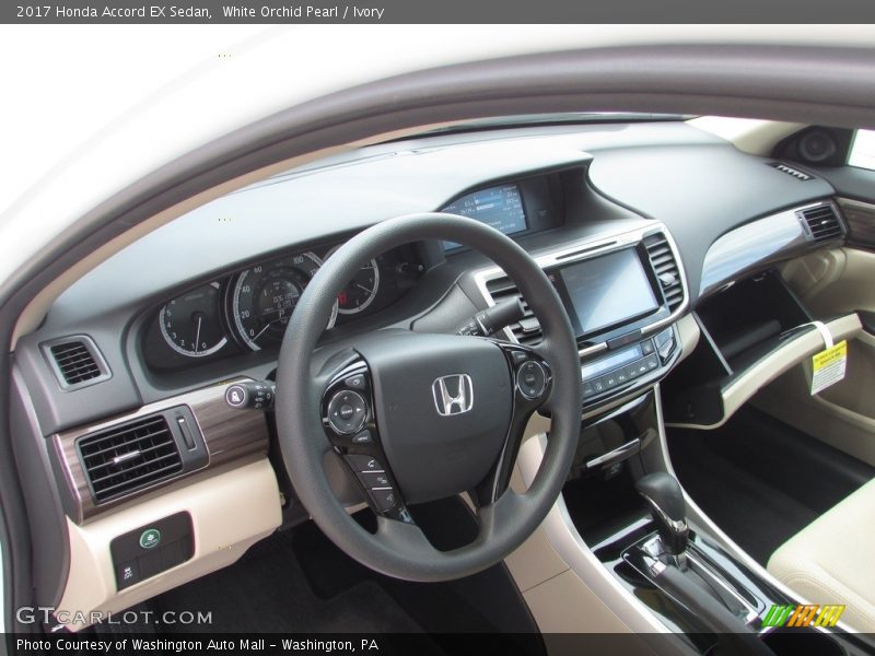 White Orchid Pearl / Ivory 2017 Honda Accord EX Sedan