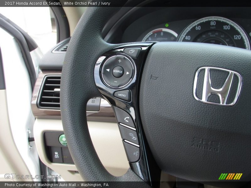 White Orchid Pearl / Ivory 2017 Honda Accord EX Sedan
