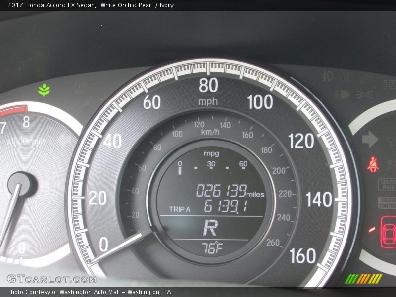 White Orchid Pearl / Ivory 2017 Honda Accord EX Sedan