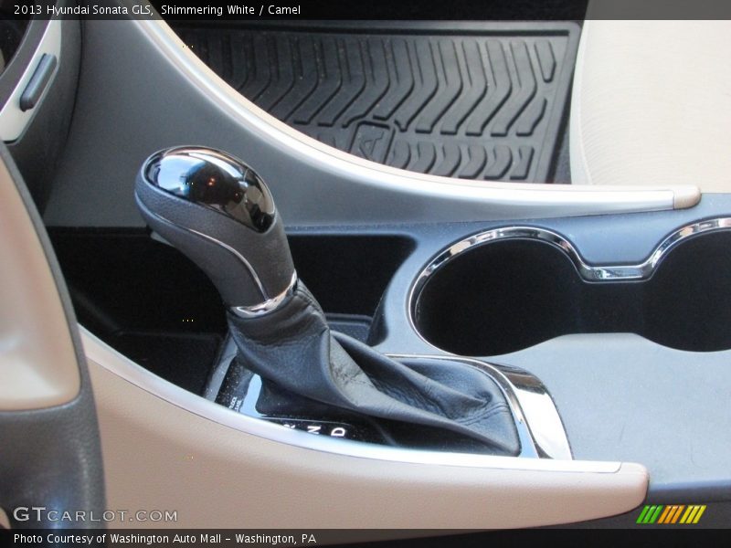 Shimmering White / Camel 2013 Hyundai Sonata GLS
