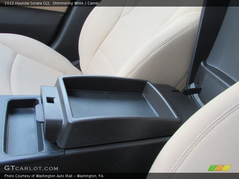 Shimmering White / Camel 2013 Hyundai Sonata GLS