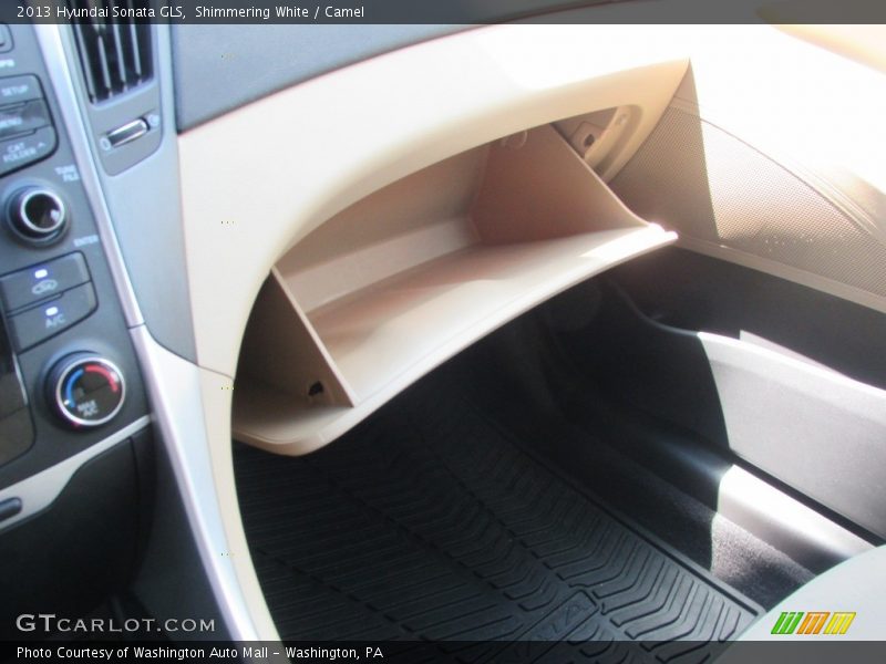 Shimmering White / Camel 2013 Hyundai Sonata GLS