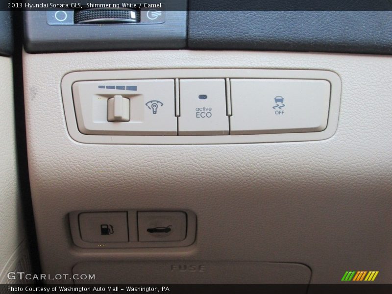 Shimmering White / Camel 2013 Hyundai Sonata GLS