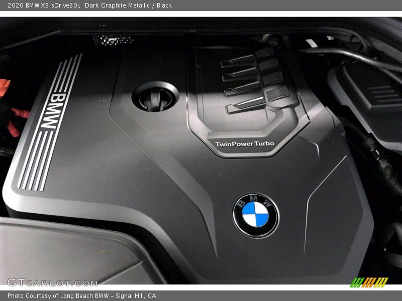 Dark Graphite Metallic / Black 2020 BMW X3 sDrive30i