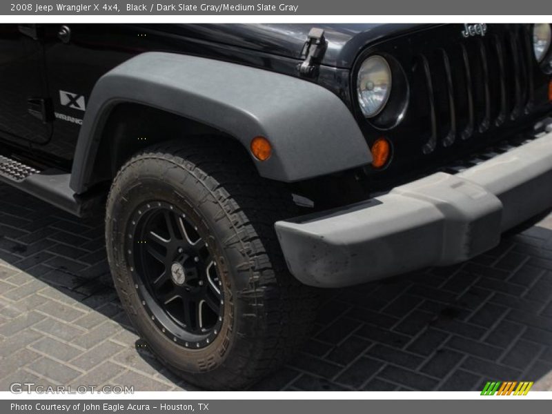 Black / Dark Slate Gray/Medium Slate Gray 2008 Jeep Wrangler X 4x4