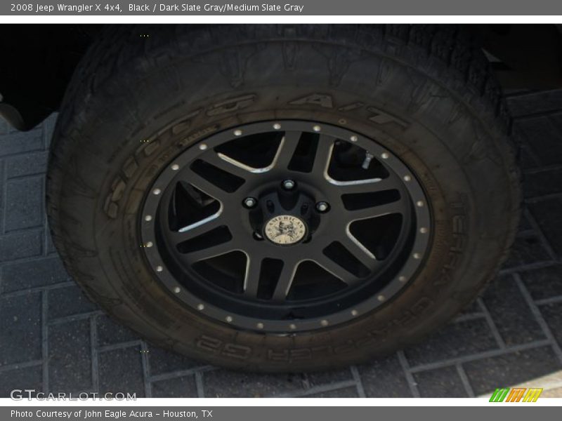 Black / Dark Slate Gray/Medium Slate Gray 2008 Jeep Wrangler X 4x4