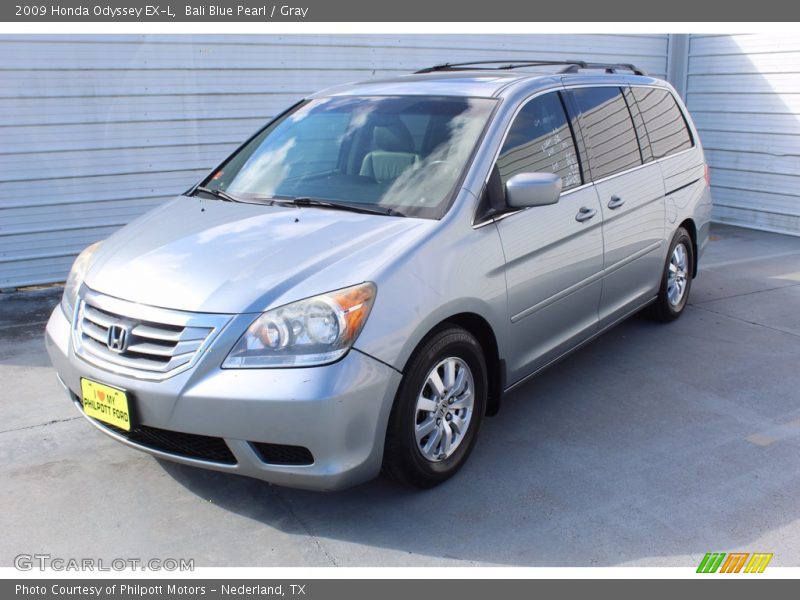 Bali Blue Pearl / Gray 2009 Honda Odyssey EX-L