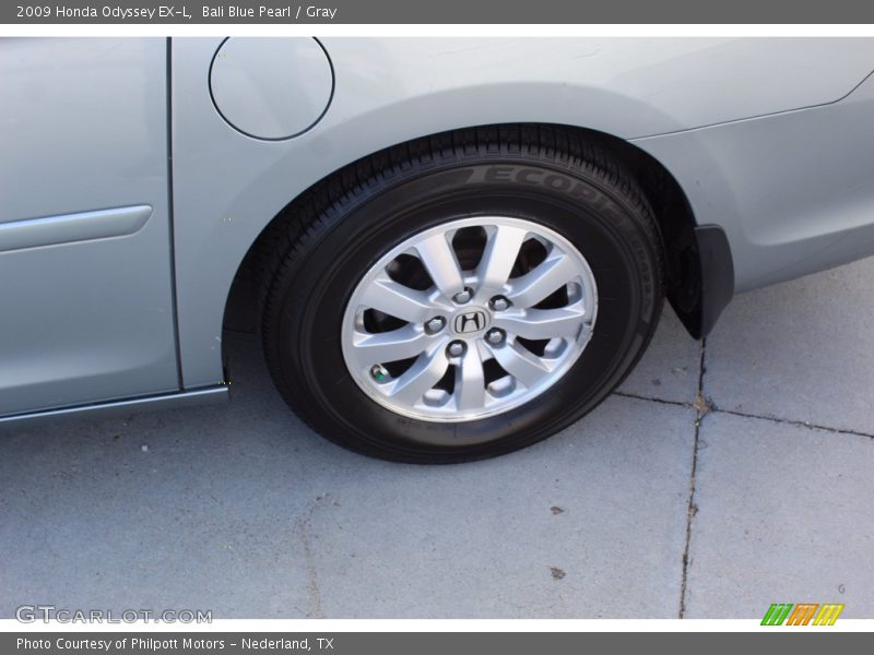 Bali Blue Pearl / Gray 2009 Honda Odyssey EX-L