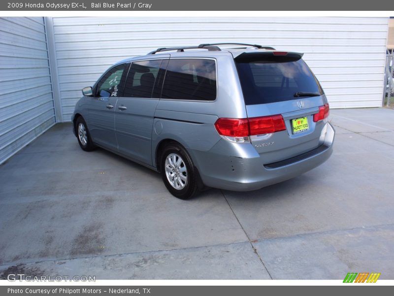 Bali Blue Pearl / Gray 2009 Honda Odyssey EX-L