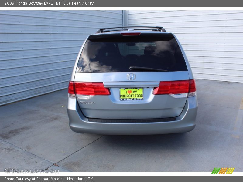 Bali Blue Pearl / Gray 2009 Honda Odyssey EX-L