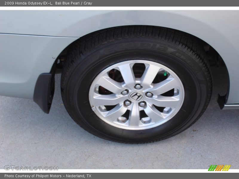 Bali Blue Pearl / Gray 2009 Honda Odyssey EX-L