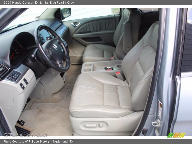 Bali Blue Pearl / Gray 2009 Honda Odyssey EX-L