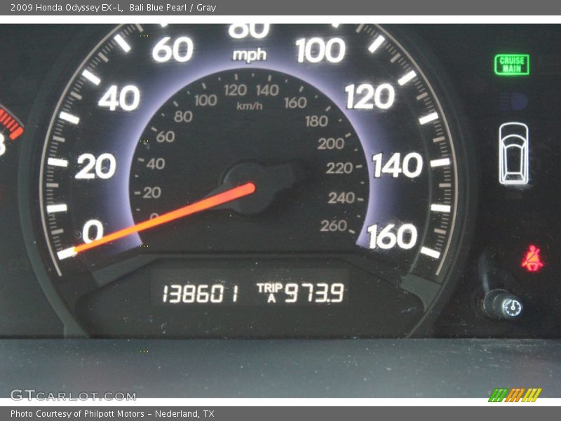 Bali Blue Pearl / Gray 2009 Honda Odyssey EX-L