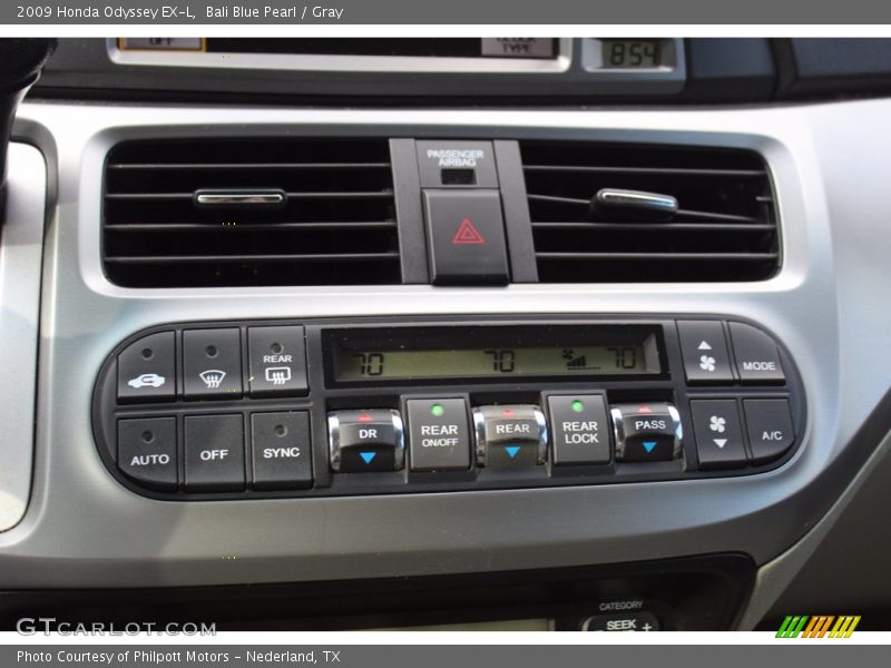 Bali Blue Pearl / Gray 2009 Honda Odyssey EX-L