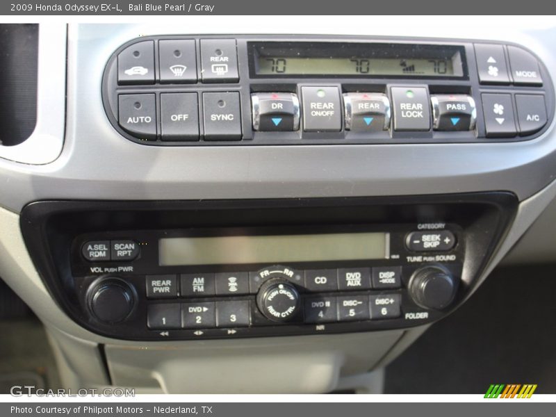 Bali Blue Pearl / Gray 2009 Honda Odyssey EX-L