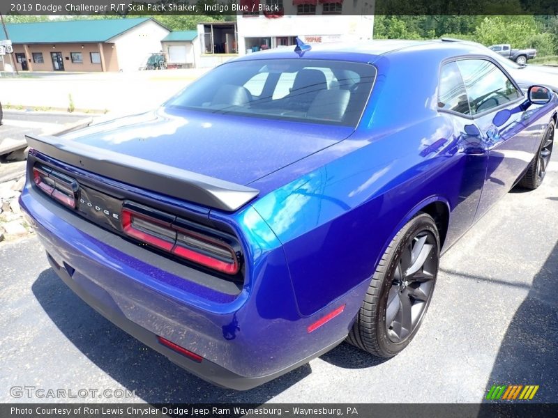 Indigo Blue / Black 2019 Dodge Challenger R/T Scat Pack Shaker