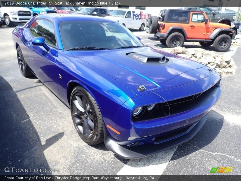 Indigo Blue / Black 2019 Dodge Challenger R/T Scat Pack Shaker