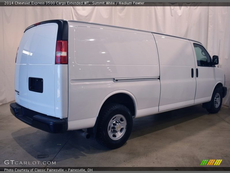 Summit White / Medium Pewter 2014 Chevrolet Express 3500 Cargo Extended WT