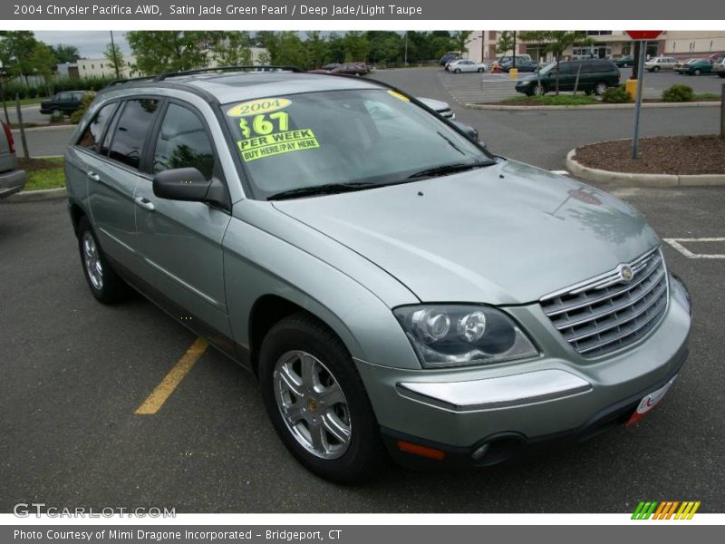 Satin Jade Green Pearl / Deep Jade/Light Taupe 2004 Chrysler Pacifica AWD