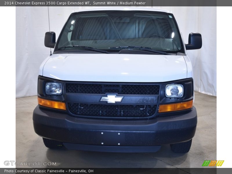 Summit White / Medium Pewter 2014 Chevrolet Express 3500 Cargo Extended WT