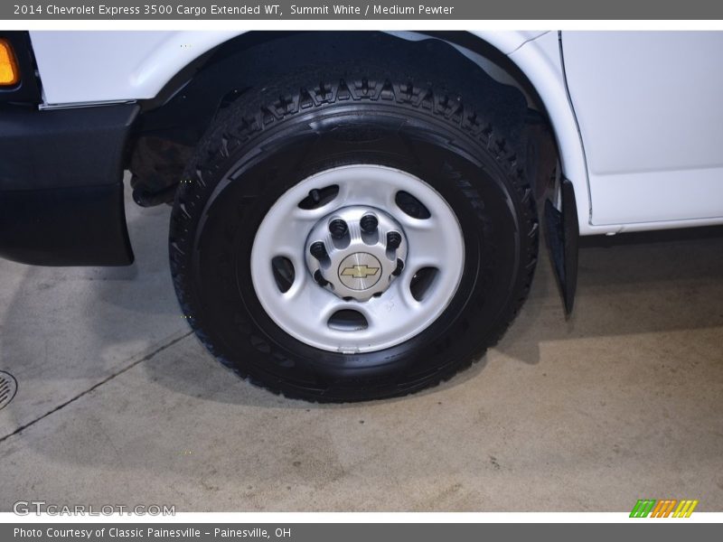 Summit White / Medium Pewter 2014 Chevrolet Express 3500 Cargo Extended WT