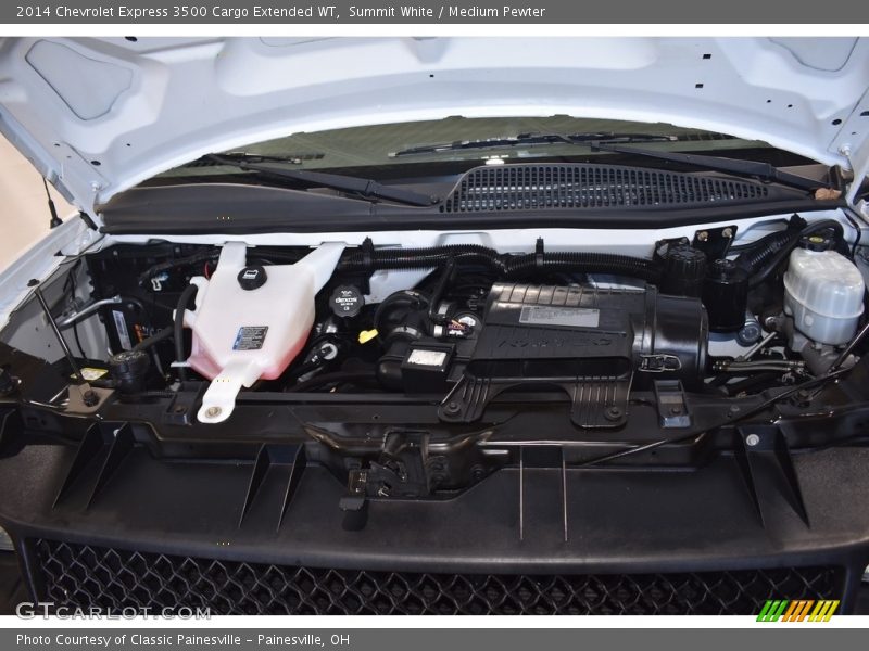 Summit White / Medium Pewter 2014 Chevrolet Express 3500 Cargo Extended WT