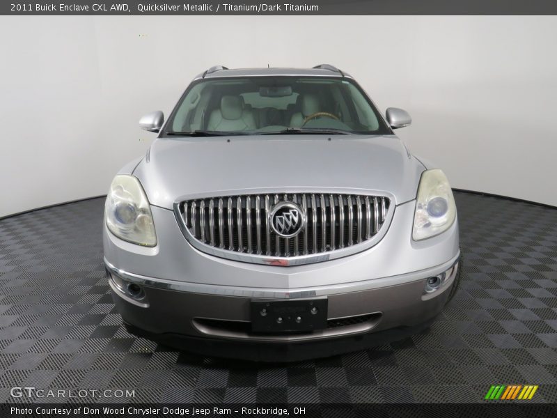 Quicksilver Metallic / Titanium/Dark Titanium 2011 Buick Enclave CXL AWD