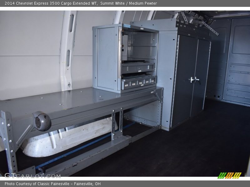 Summit White / Medium Pewter 2014 Chevrolet Express 3500 Cargo Extended WT
