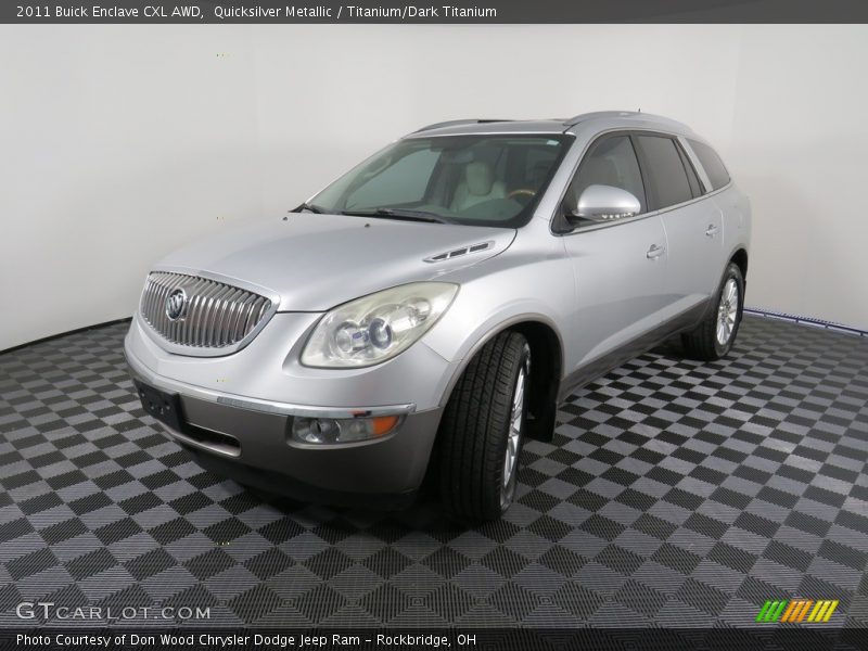 Quicksilver Metallic / Titanium/Dark Titanium 2011 Buick Enclave CXL AWD