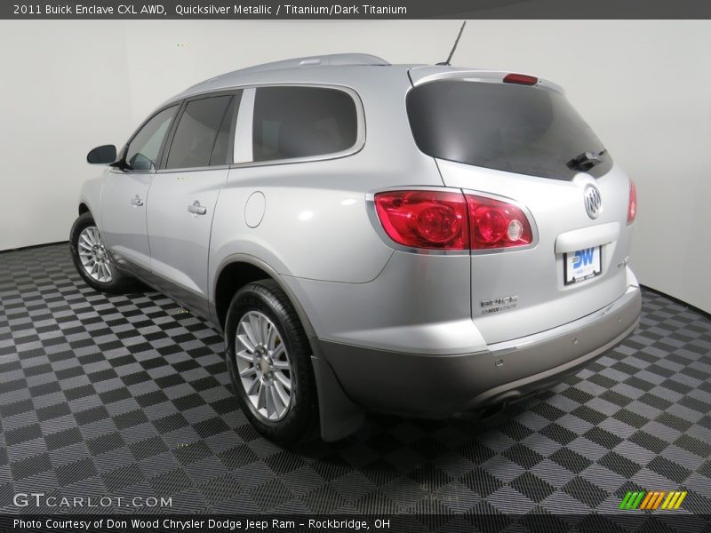 Quicksilver Metallic / Titanium/Dark Titanium 2011 Buick Enclave CXL AWD