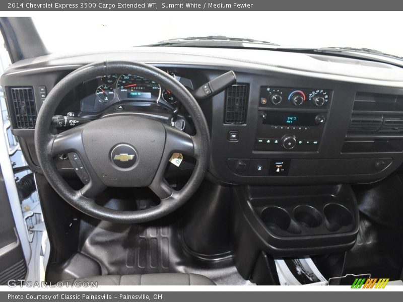 Summit White / Medium Pewter 2014 Chevrolet Express 3500 Cargo Extended WT