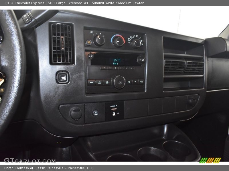 Summit White / Medium Pewter 2014 Chevrolet Express 3500 Cargo Extended WT