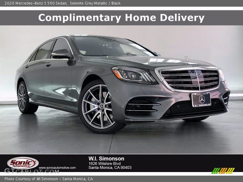 Selenite Grey Metallic / Black 2020 Mercedes-Benz S 560 Sedan