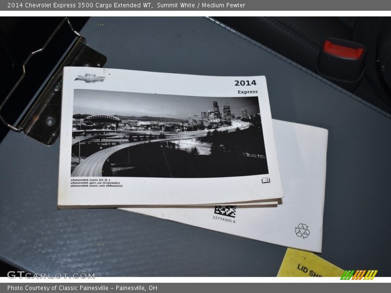 Summit White / Medium Pewter 2014 Chevrolet Express 3500 Cargo Extended WT