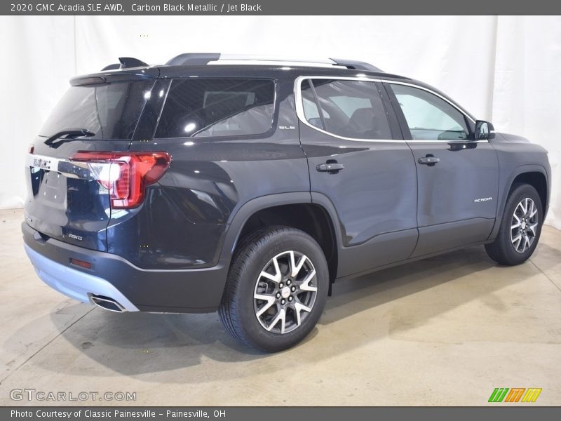 Carbon Black Metallic / Jet Black 2020 GMC Acadia SLE AWD