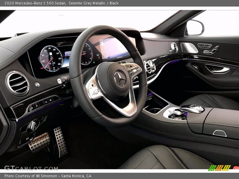 Selenite Grey Metallic / Black 2020 Mercedes-Benz S 560 Sedan