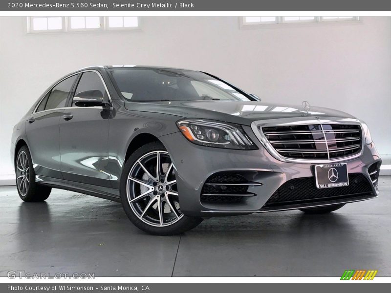 Selenite Grey Metallic / Black 2020 Mercedes-Benz S 560 Sedan