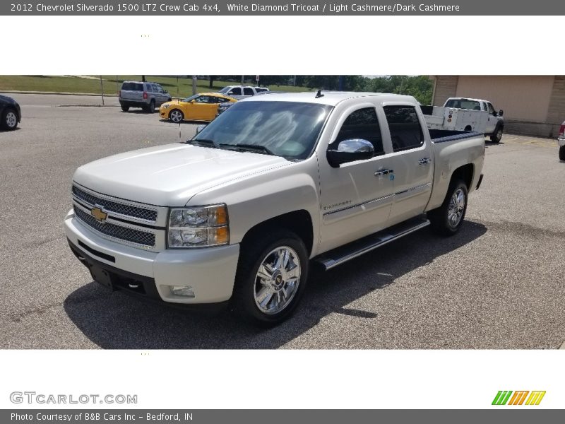 White Diamond Tricoat / Light Cashmere/Dark Cashmere 2012 Chevrolet Silverado 1500 LTZ Crew Cab 4x4