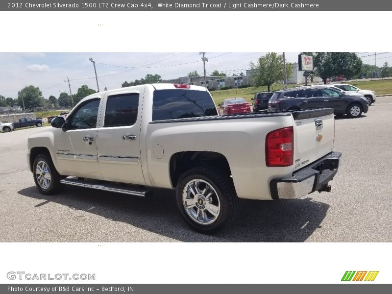 White Diamond Tricoat / Light Cashmere/Dark Cashmere 2012 Chevrolet Silverado 1500 LTZ Crew Cab 4x4