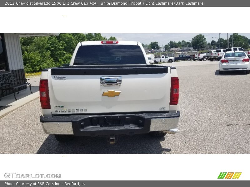 White Diamond Tricoat / Light Cashmere/Dark Cashmere 2012 Chevrolet Silverado 1500 LTZ Crew Cab 4x4