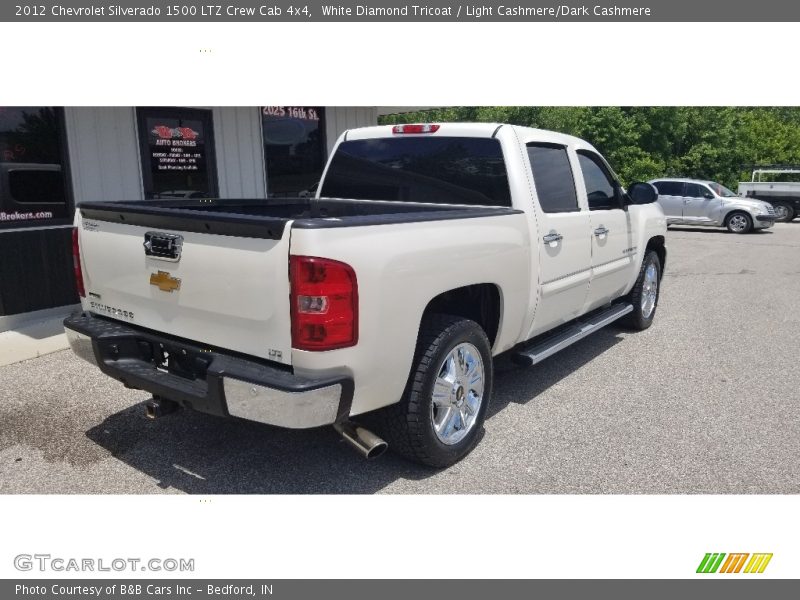 White Diamond Tricoat / Light Cashmere/Dark Cashmere 2012 Chevrolet Silverado 1500 LTZ Crew Cab 4x4