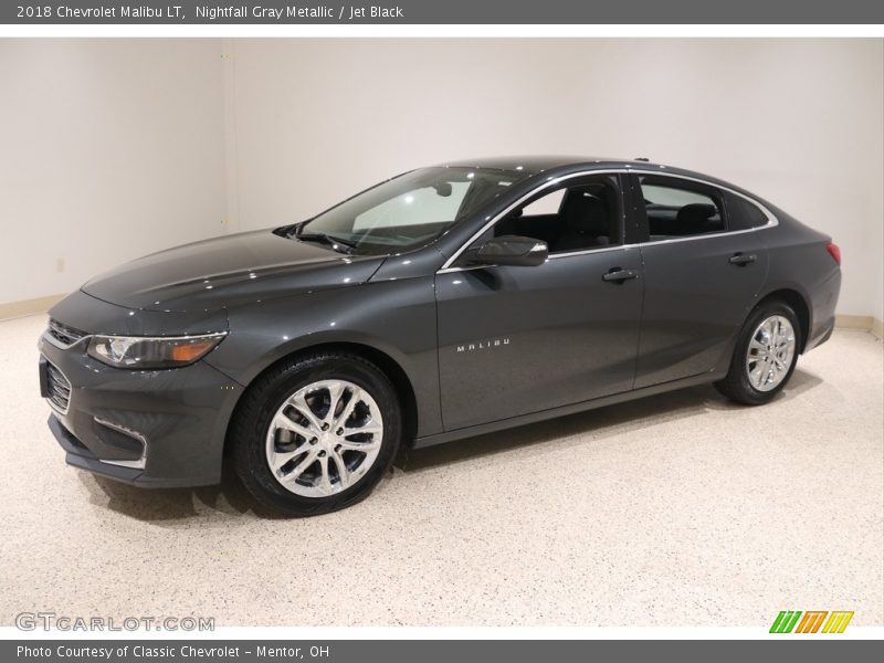 Nightfall Gray Metallic / Jet Black 2018 Chevrolet Malibu LT