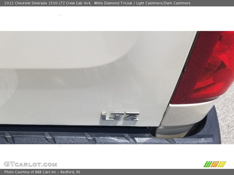 White Diamond Tricoat / Light Cashmere/Dark Cashmere 2012 Chevrolet Silverado 1500 LTZ Crew Cab 4x4