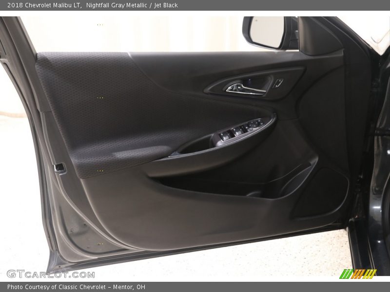 Nightfall Gray Metallic / Jet Black 2018 Chevrolet Malibu LT