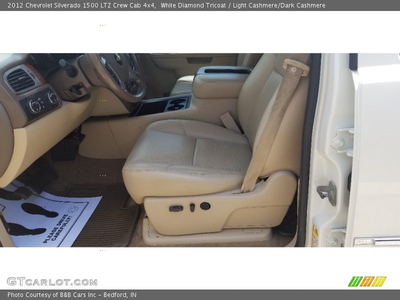 White Diamond Tricoat / Light Cashmere/Dark Cashmere 2012 Chevrolet Silverado 1500 LTZ Crew Cab 4x4