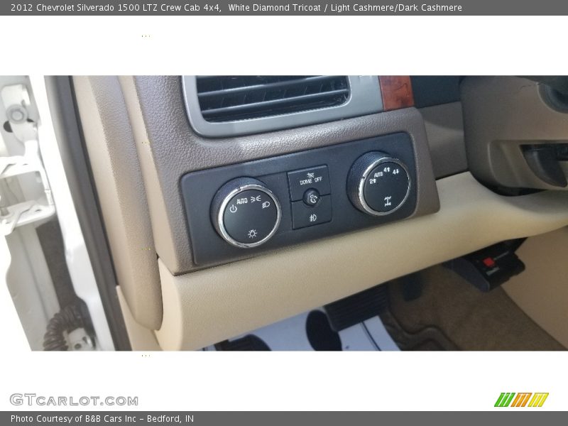 White Diamond Tricoat / Light Cashmere/Dark Cashmere 2012 Chevrolet Silverado 1500 LTZ Crew Cab 4x4