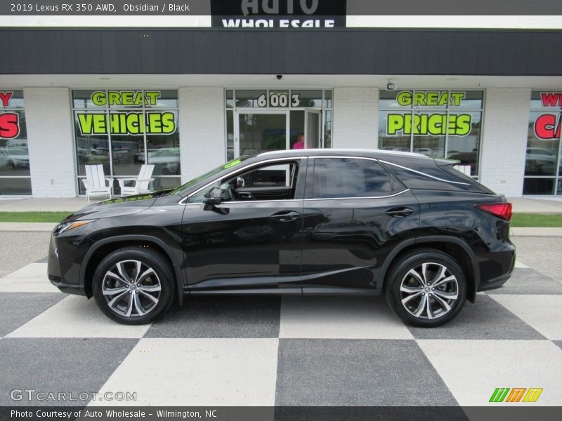 Obsidian / Black 2019 Lexus RX 350 AWD