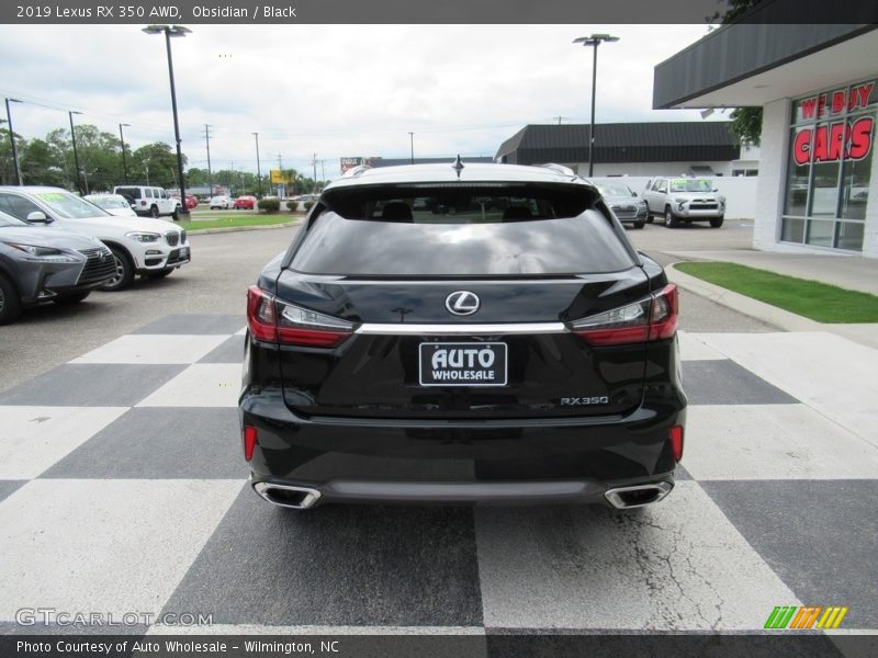 Obsidian / Black 2019 Lexus RX 350 AWD