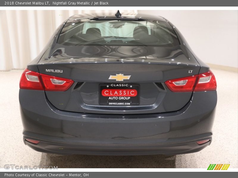 Nightfall Gray Metallic / Jet Black 2018 Chevrolet Malibu LT