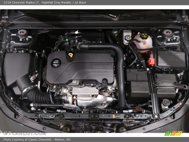 Nightfall Gray Metallic / Jet Black 2018 Chevrolet Malibu LT